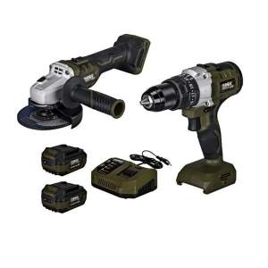 NAREX Camouflage COMBO SET CSP 13-2 + CBU 125 + 2x LiIon 4Ah, nabječka a brašna 65406487