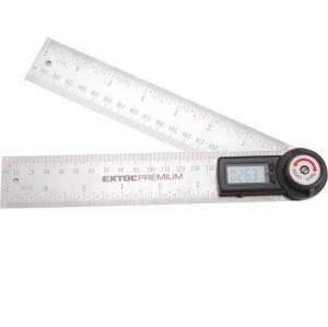 Digitální úhloměr EXTOL PREMIUM 200mm 0-360°