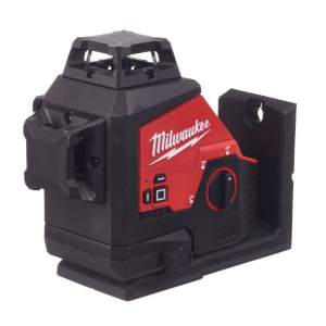 Milwaukee M12 3PL-0C Aku laser 360°se zeleným paprskem a 3 rovinami