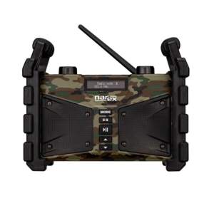 Přenosné pracovní rádio s funkcí Bluetooth a Powerbanky CAMOUFLAGE