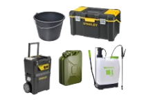 Kufry, nádoby, vědra